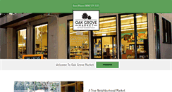 Desktop Screenshot of oakgrove-market.com